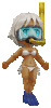 Snorkeling Girl (Evolved)