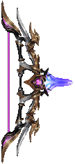 Silver Heart Bow