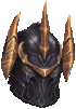 Silver Heart Wizard Helm