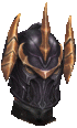 Silver Heart Gun Crusher Helmet